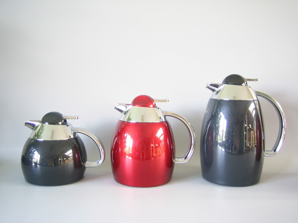 Isobel - Thermoskanne OPERA Edelstahl rot 0,6 L